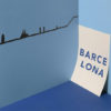 Silhouette murale de Barcelone - The Line