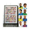 Affiche "Joueurs de football légendaires" - Wall Editions – Image 2