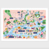 Affiche "Nantes par La Ville et les Nuages" - Sergeant paper