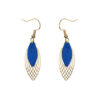 Boucles d'oreilles "Rose" en cuir recyclé - Jeanne et Jo – Image 5