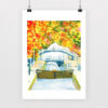 Risographie "Paris, Canal Saint-Martin" - Kiblind Atelier