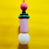 Baladeuse fil rose fluo - Mimistudio